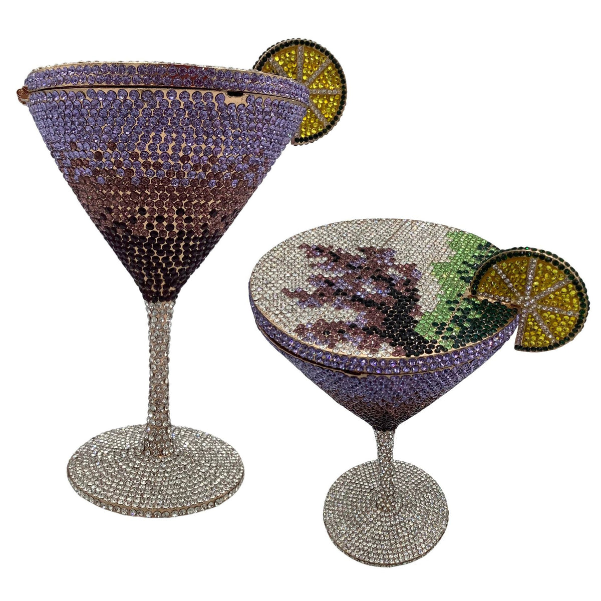 Diamond Studded Cocktail Cup Clutch