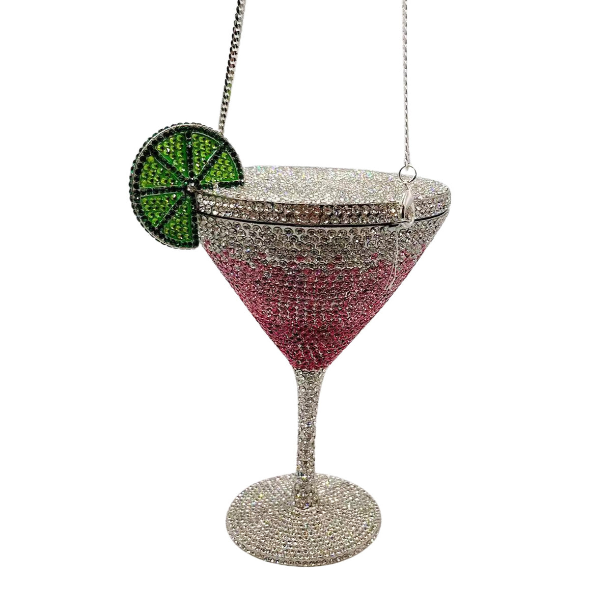 Diamond Studded Cocktail Cup Clutch