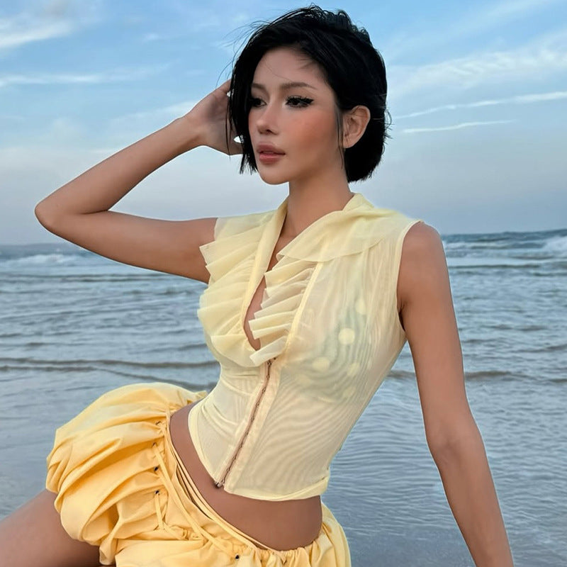 Sunshine Lady Mesh Top