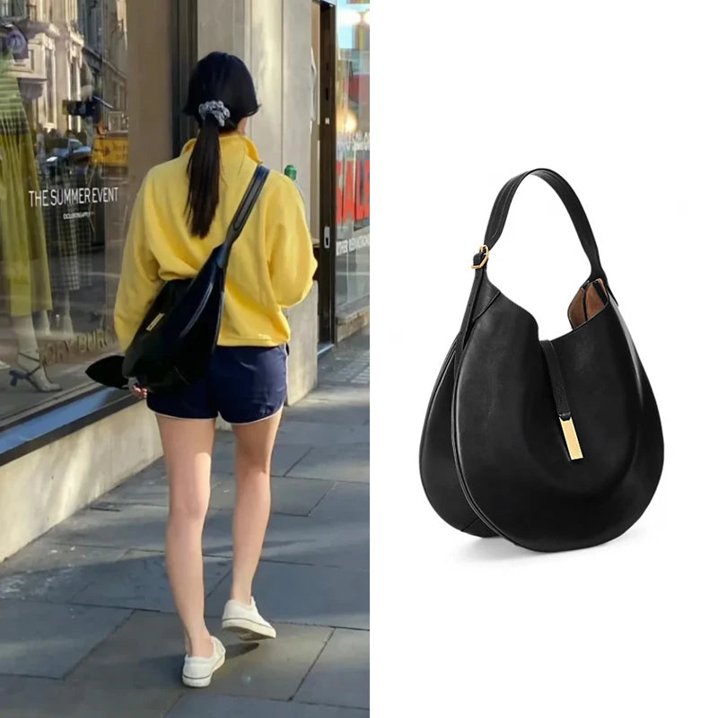 Ruched Leather Crossbody II
