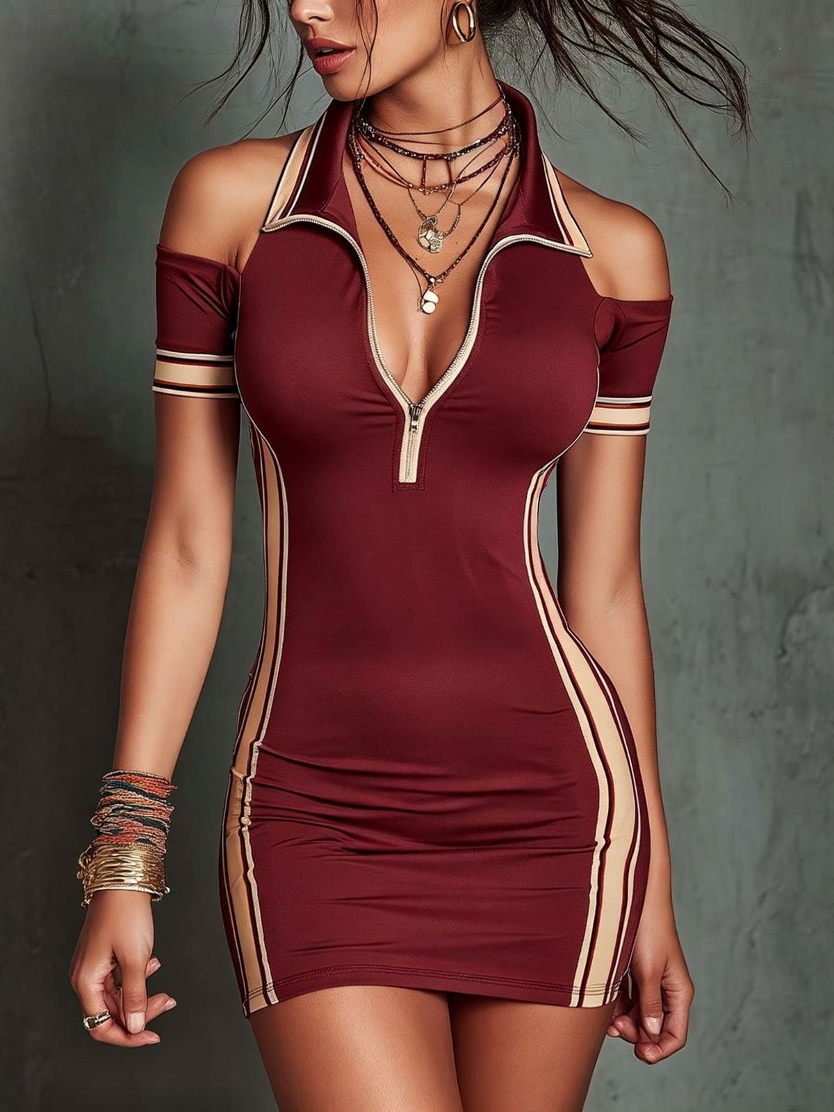 MsSporty Elastic Mini Dress