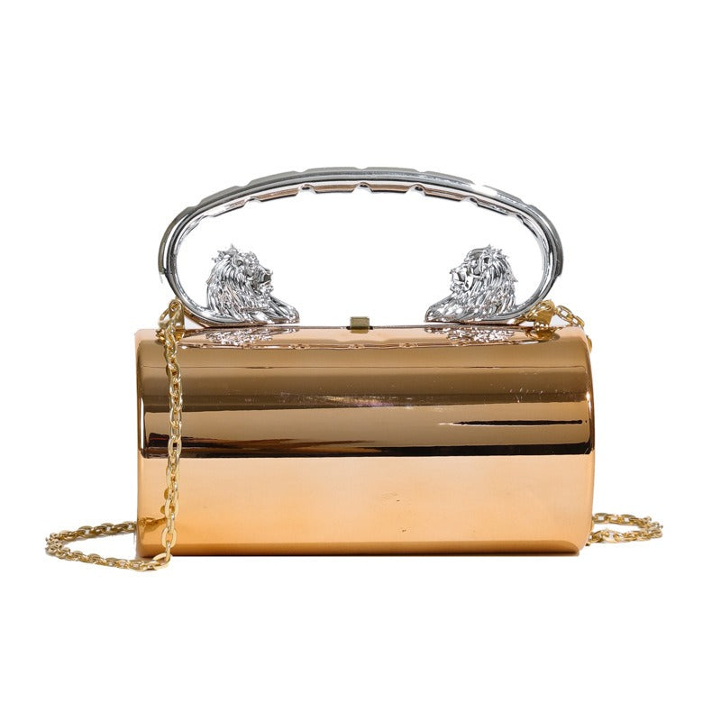 Solid Color Acrylic Chain Crossbody Bag