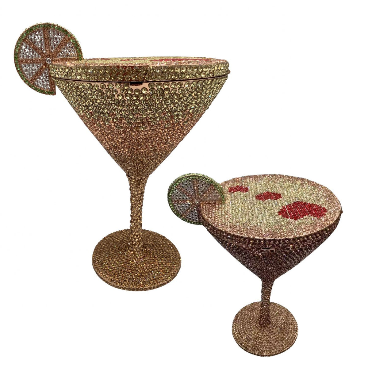 Diamond Studded Cocktail Cup Clutch