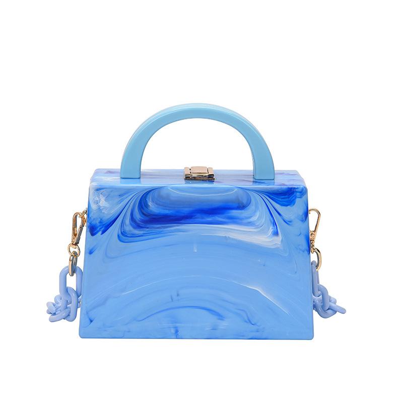 Acrylic Chain Evening Clutch