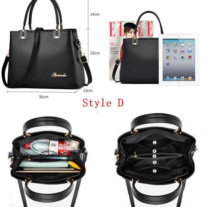 Embroidered Top-Handle Bag