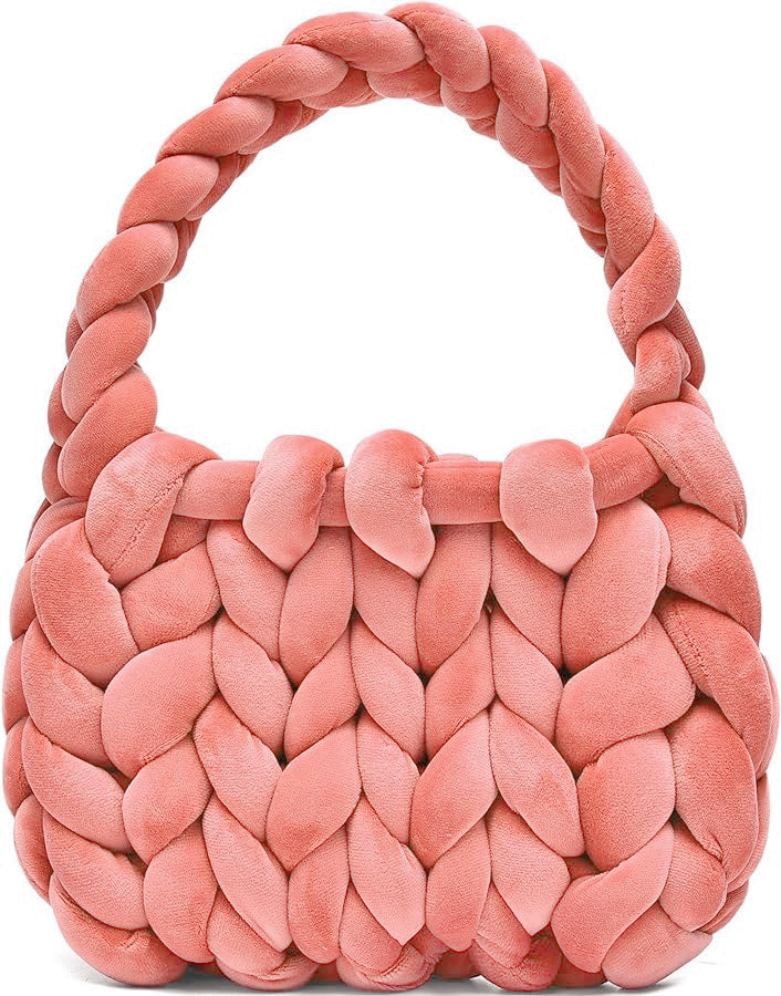 Crystal Velvet Woven Mailman Bag