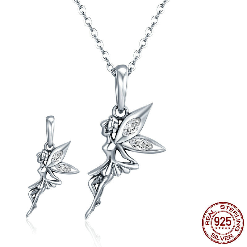 Sterling Silver Flower Charm Bracelet