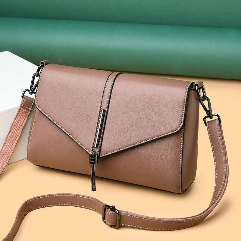Multi-Color Leather Crossbody