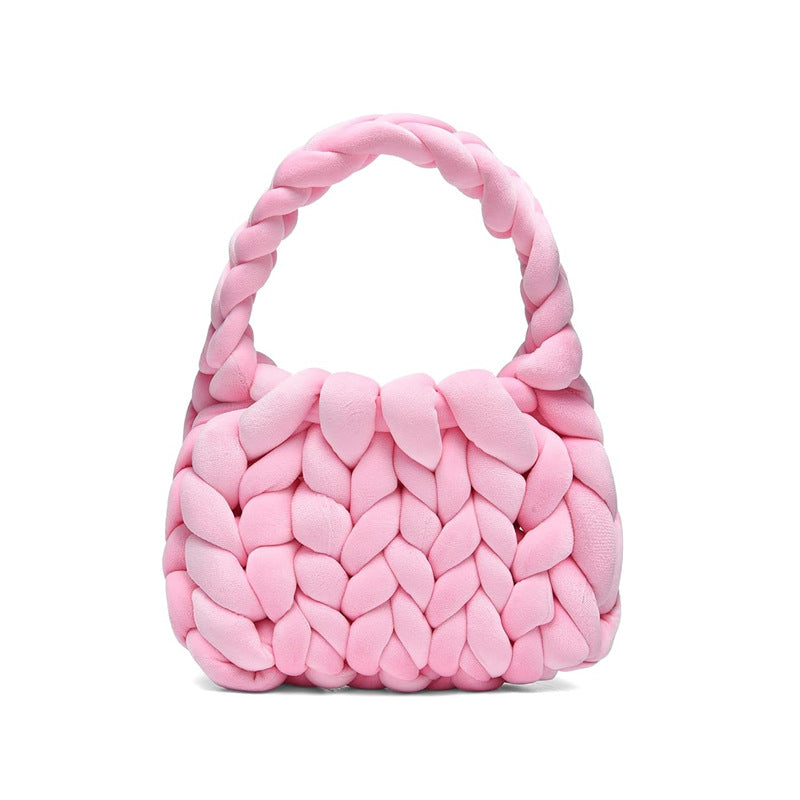 Crystal Velvet Woven Mailman Bag