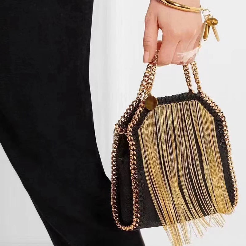 Tassel Chain Shoulder Dinner Bag