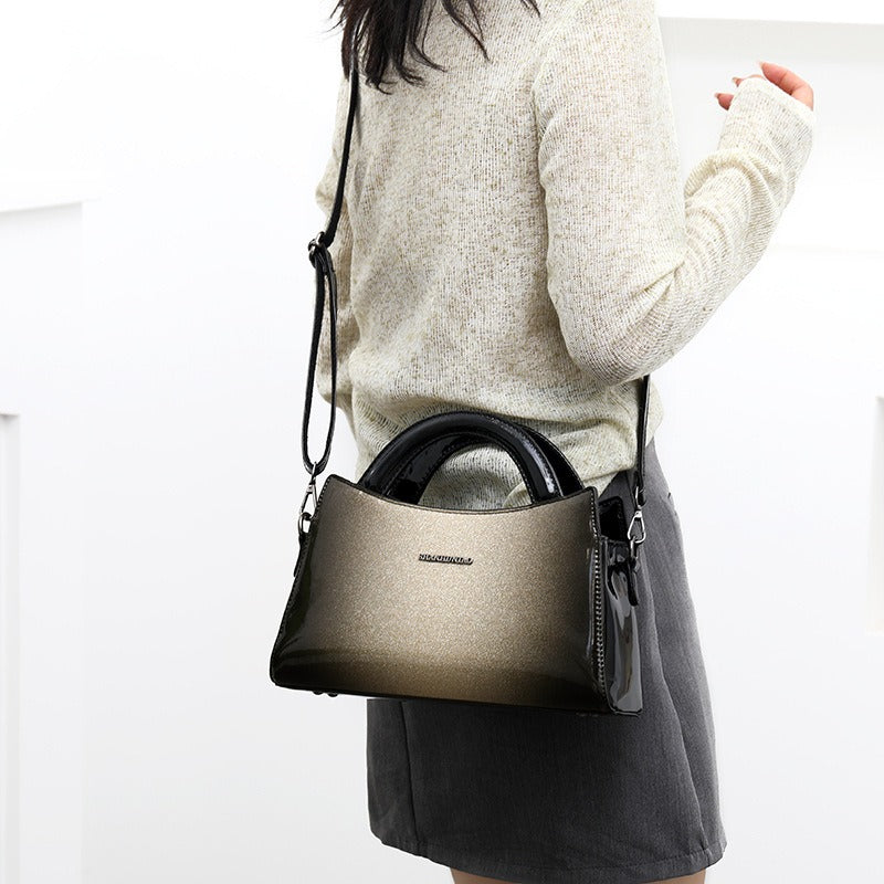 Smooth Leather Shoulder Bag