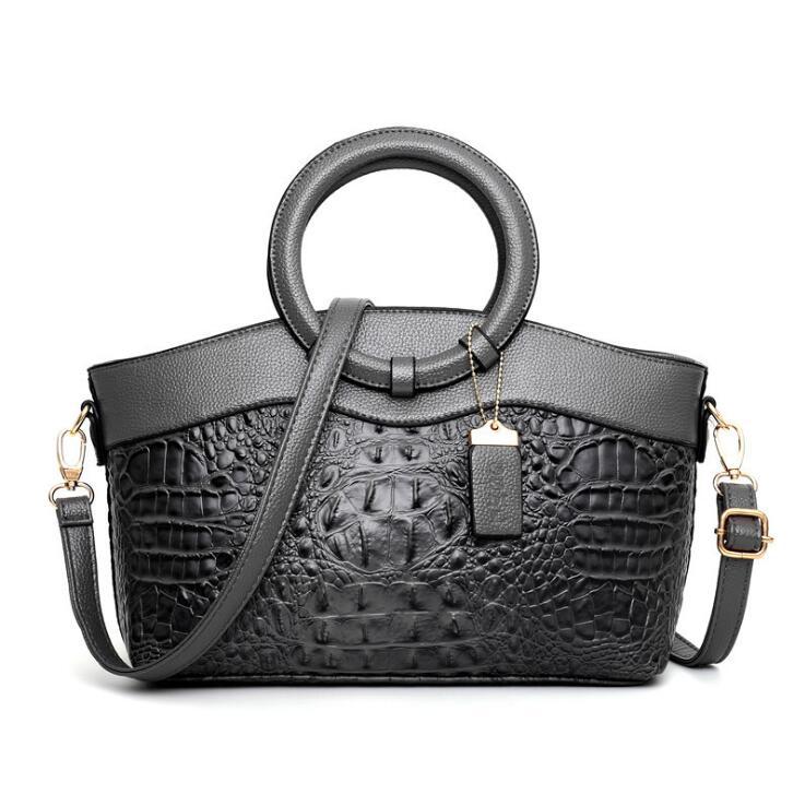 Ring Handle Crossbody Shoulder Bag