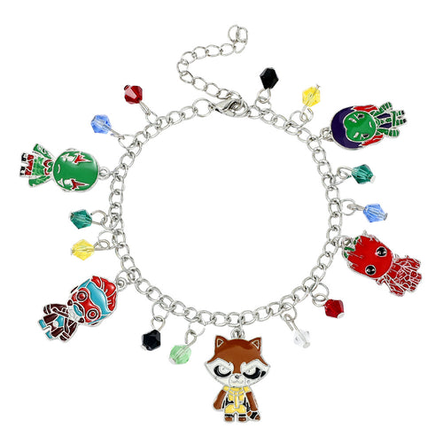 Cartoon Anime Pirate Wang An Rabbit Doll Bracelet Stitch Groot Pendant Bracelet