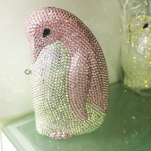Black Diamond Animal Evening Bag