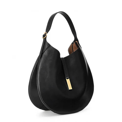 Ruched Leather Crossbody II