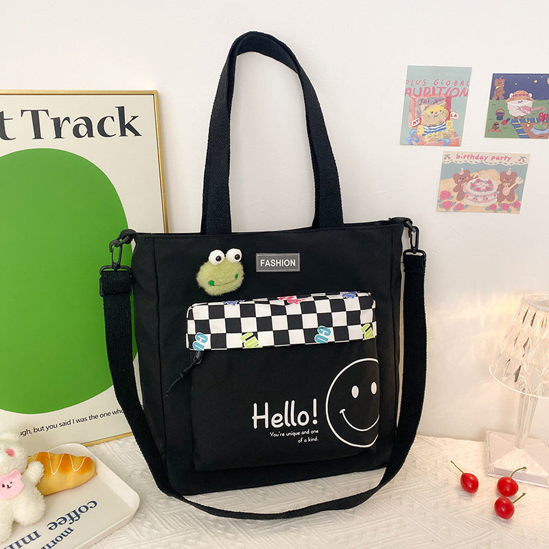 Cartoon Canvas Tote