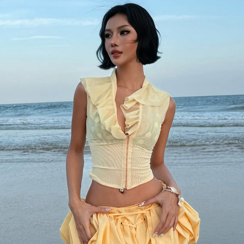 Sunshine Lady Mesh Top