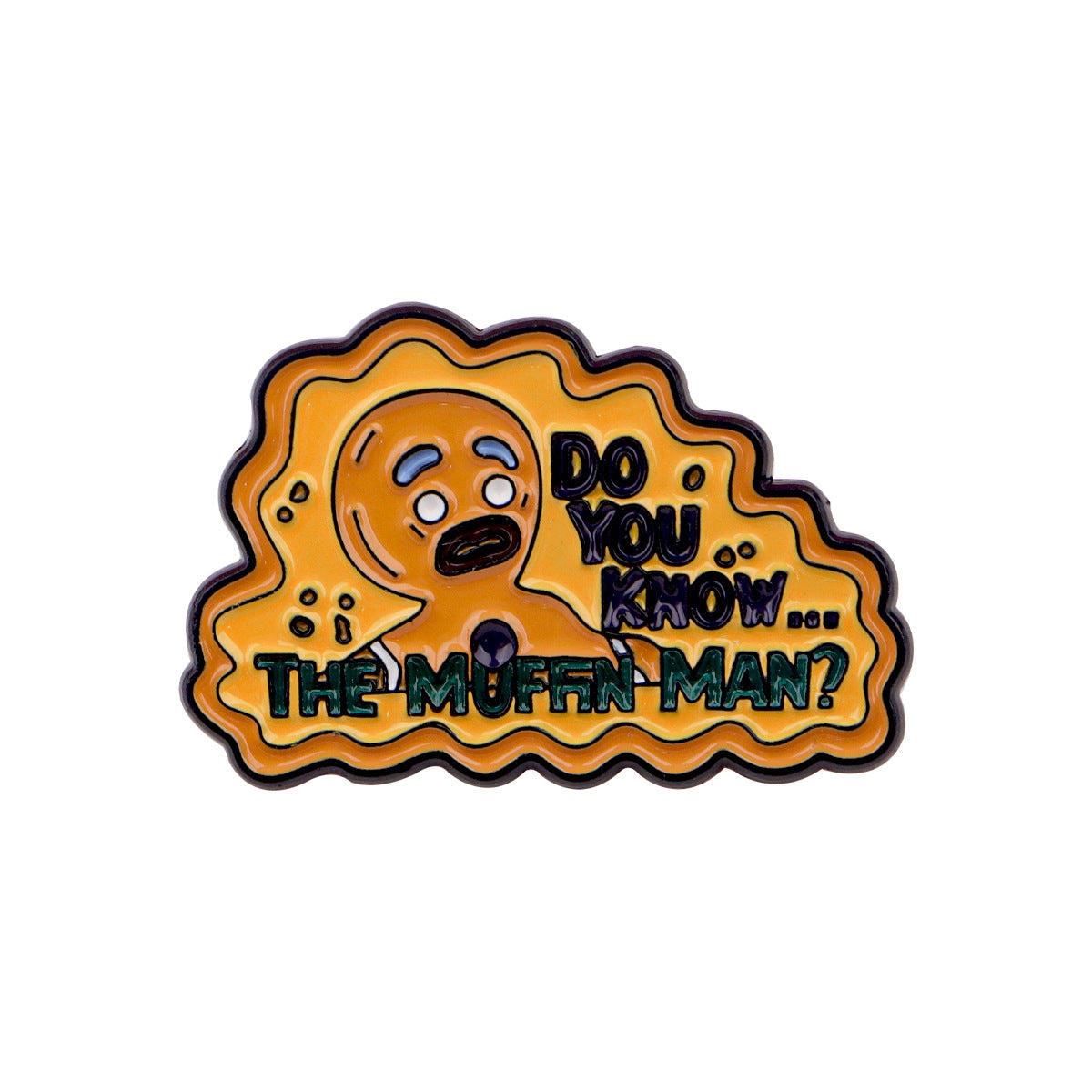 Character cartoon letter brooch badge pin alloy chest badge