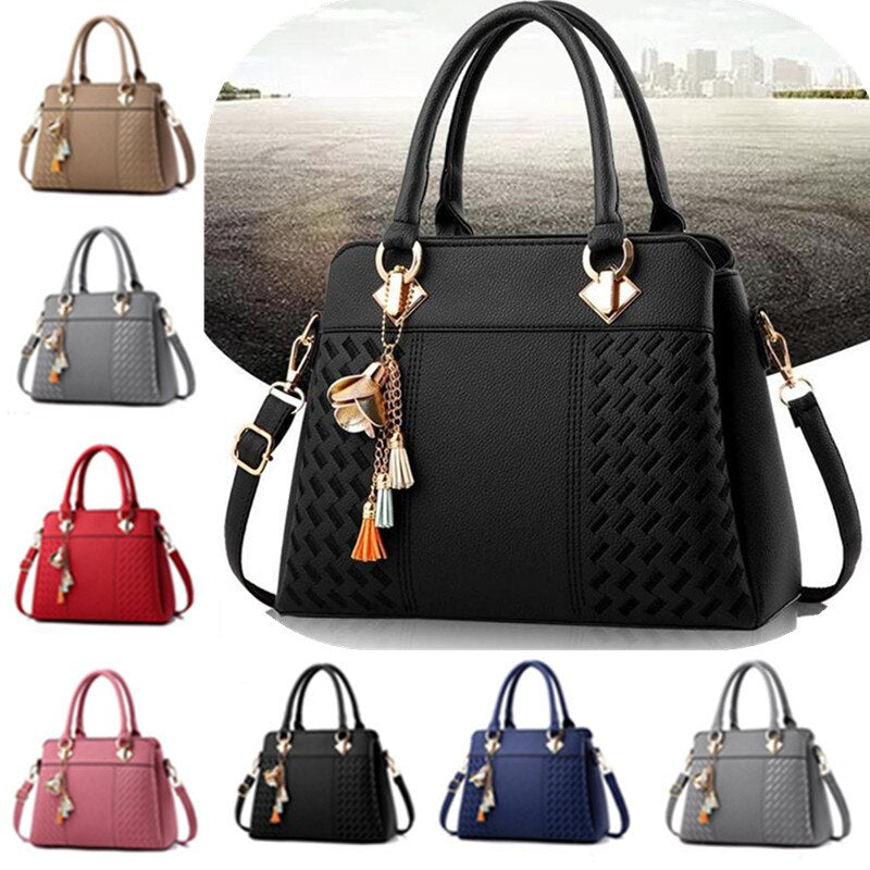 Classic Leather Shoulder Bag