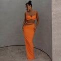 The Orange Sunset Dress