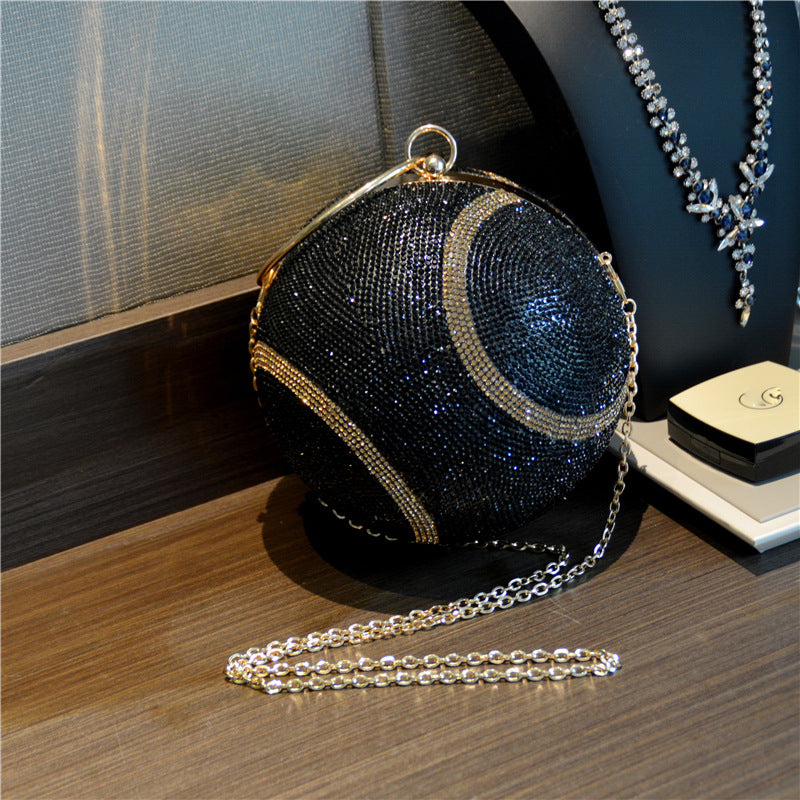 Rhinestone Ball Evening Bag