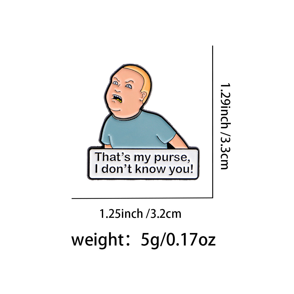 Character cartoon letter brooch badge pin alloy chest badge