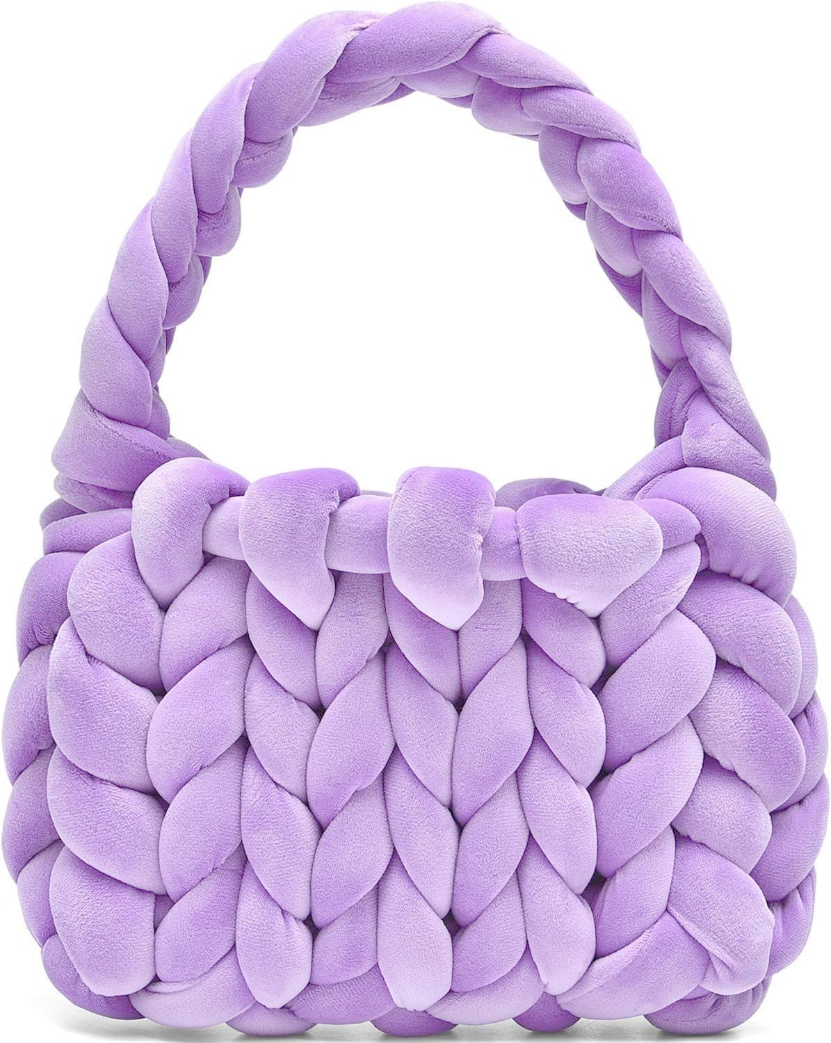 Crystal Velvet Woven Mailman Bag