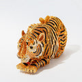 Tiger Rhinestone Clutch