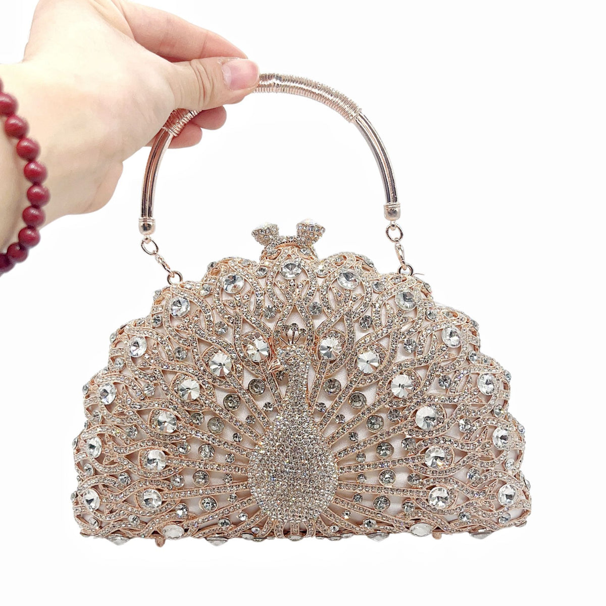 Peacock Diamond Luxury Banquet Clutch