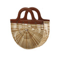 Bamboo Woven Beach Tote