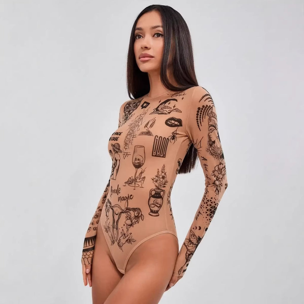 Tattooed Heart Bodysuit