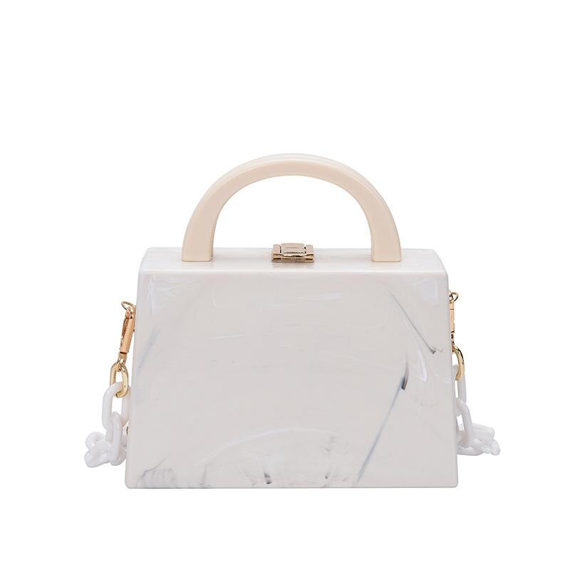 Acrylic Chain Evening Clutch