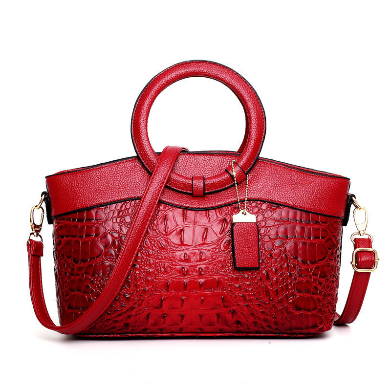 Ring Handle Crossbody Shoulder Bag