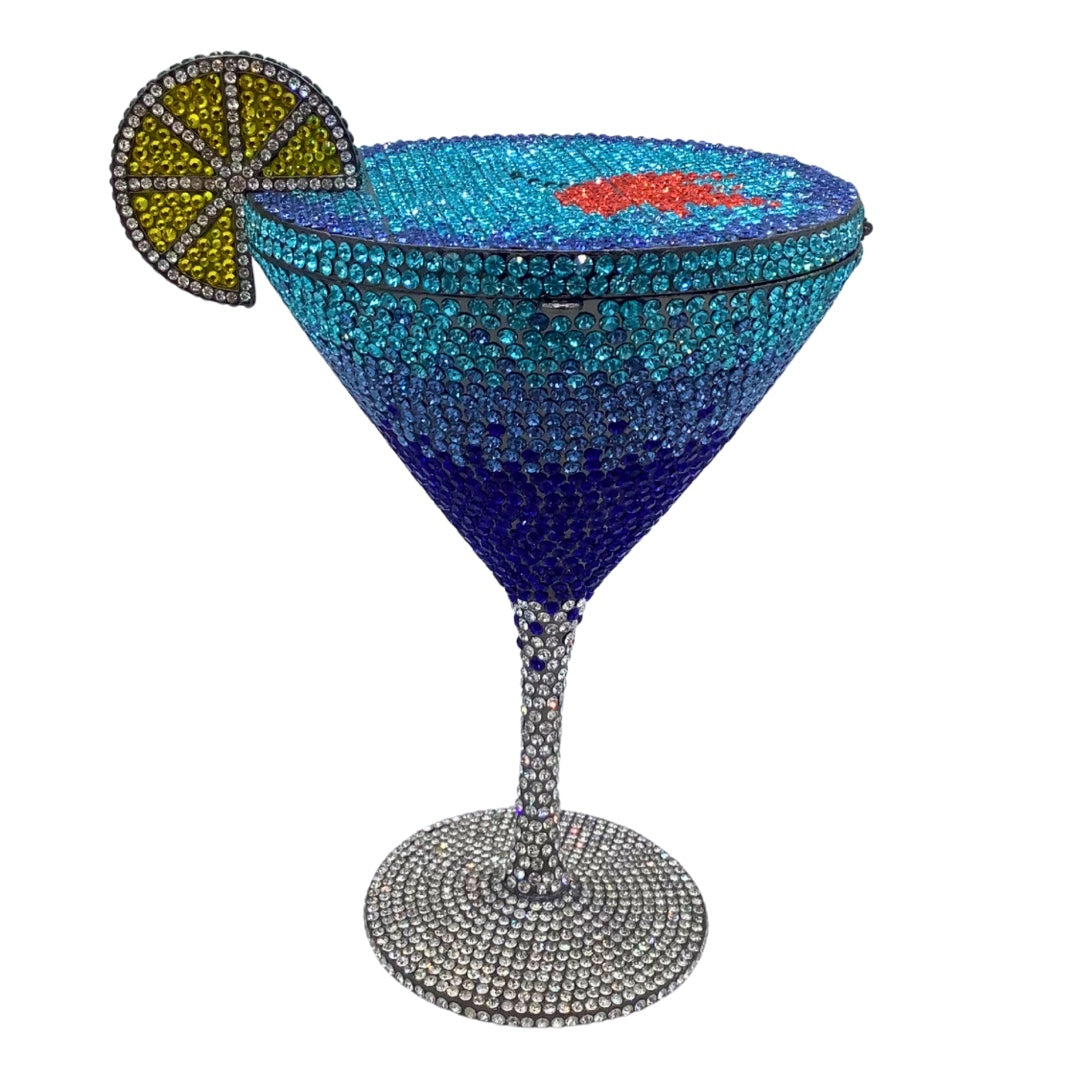 Diamond Studded Cocktail Cup Clutch