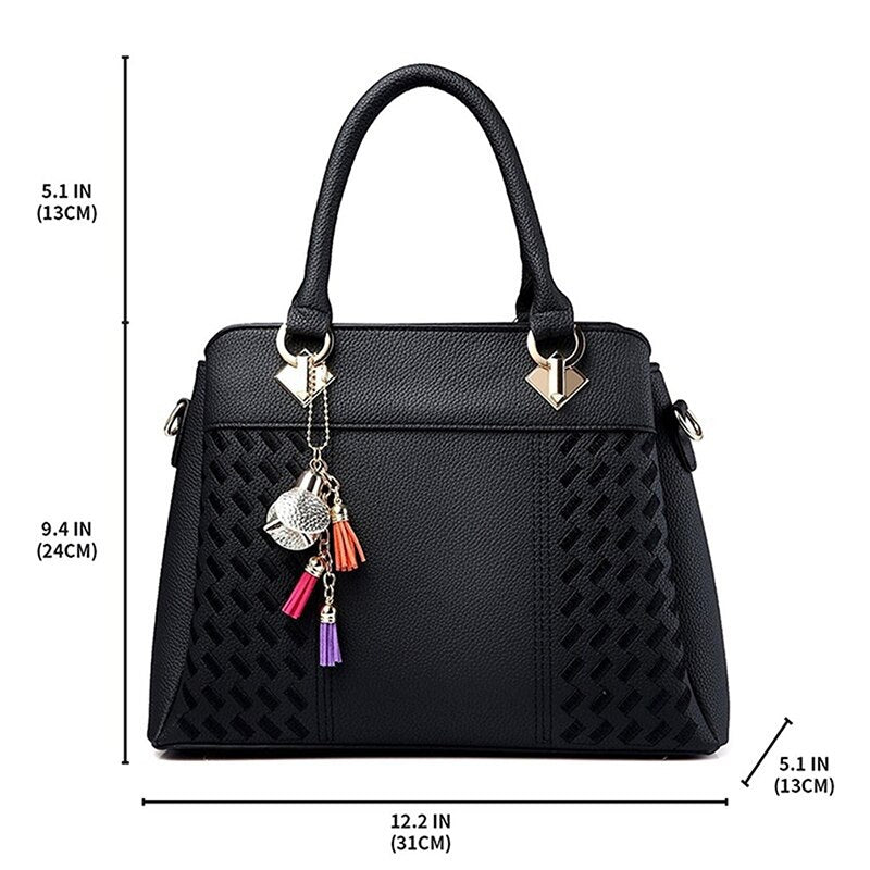 Classic Leather Shoulder Bag