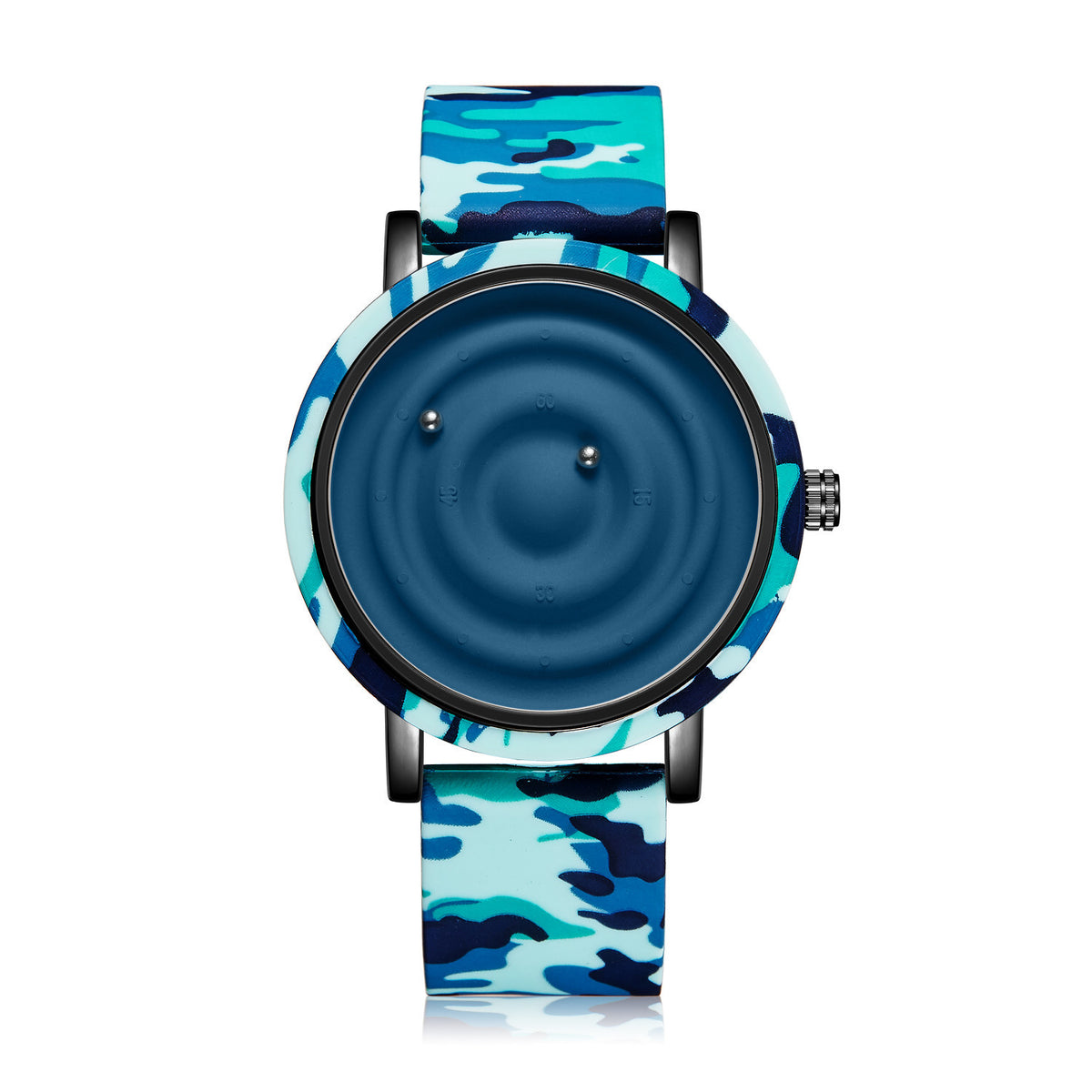 Fashion Silicone Watch Unisex Innovative Creative Trendy Floating Ball Watch
