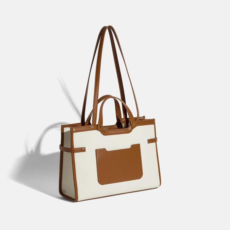 Large Capacity Canvas Commuter Tote