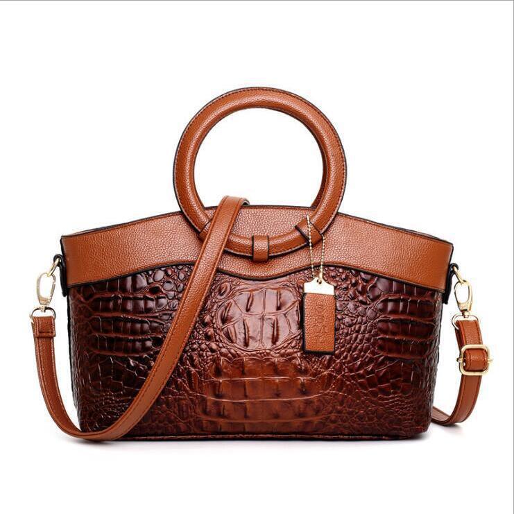 Ring Handle Crossbody Shoulder Bag