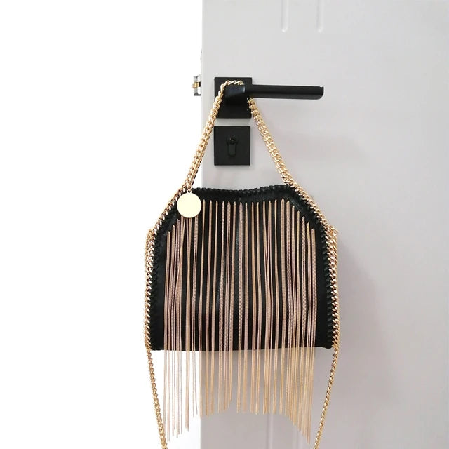 Tassel Chain Shoulder Dinner Bag