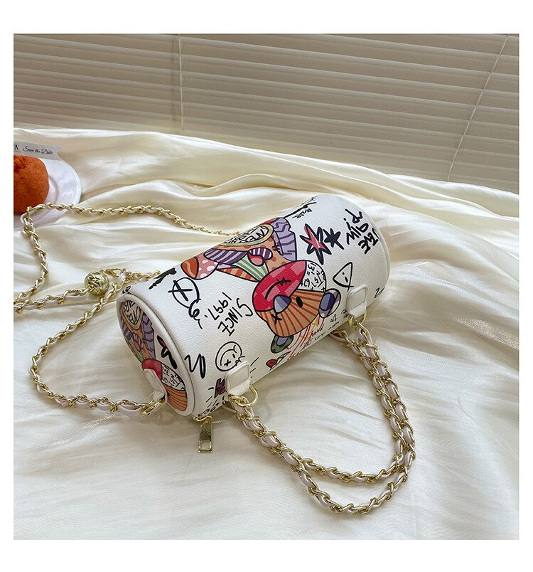 Graffiti PU Crossbody