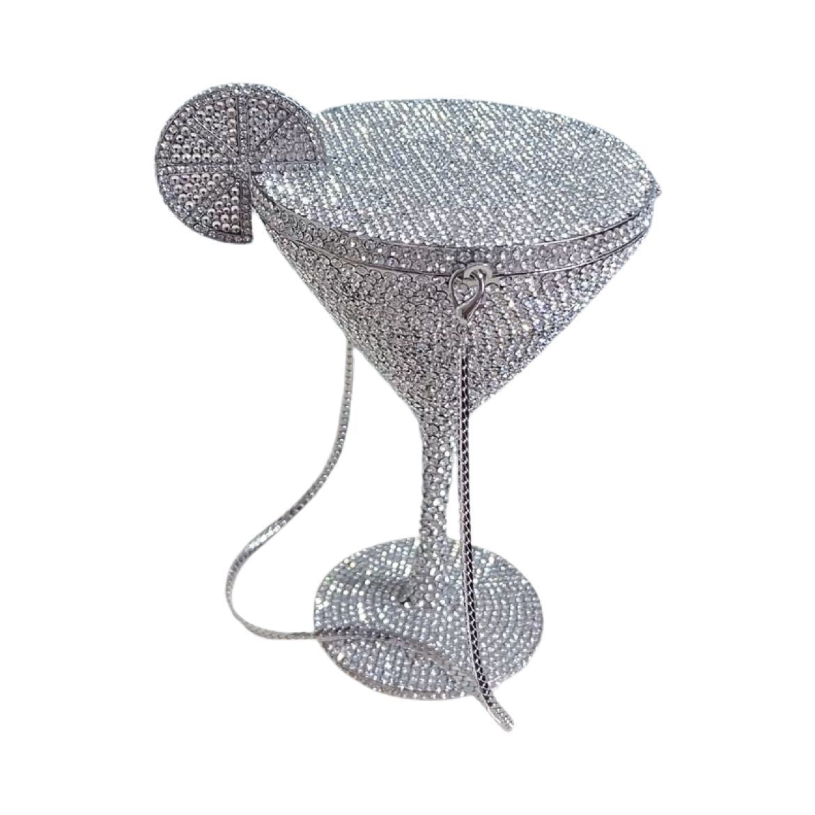 Diamond Studded Cocktail Cup Clutch