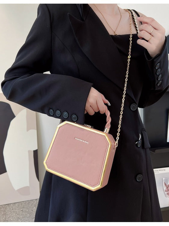 Minimalist Chain Small Square Crossbody