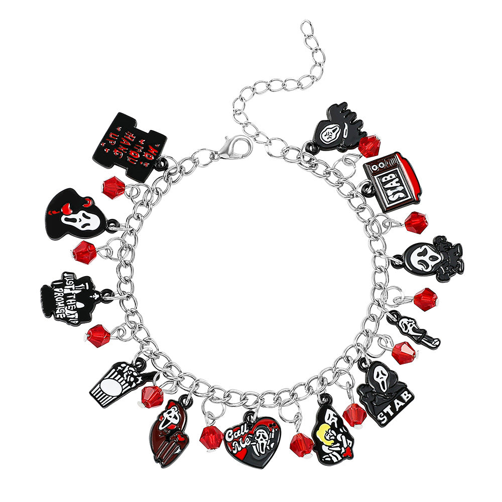 Cartoon Anime Pirate Wang An Rabbit Doll Bracelet Stitch Groot Pendant Bracelet