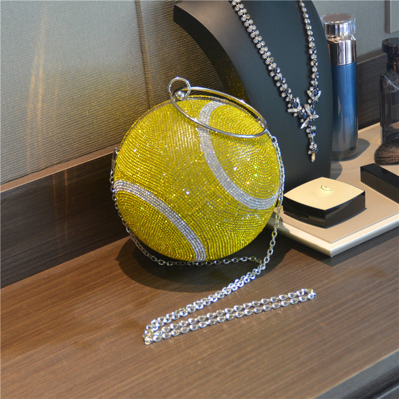 Rhinestone Ball Evening Bag