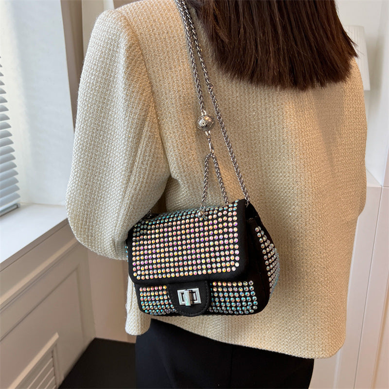 Diamond Chain Small Square Bag