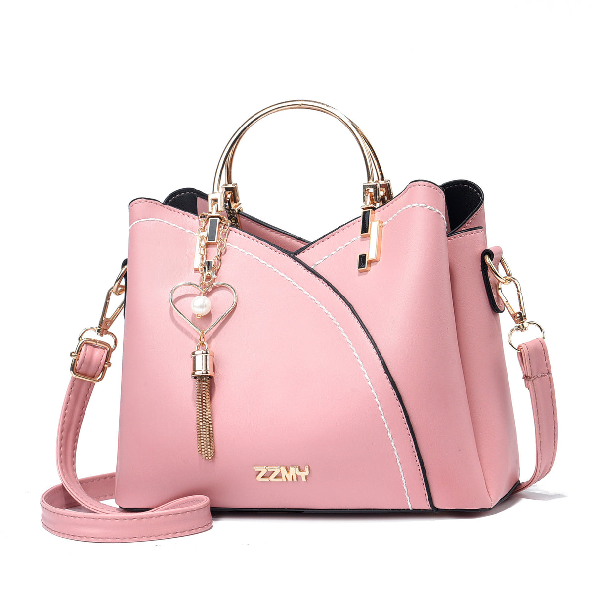 Color Block Bucket Crossbody Bag