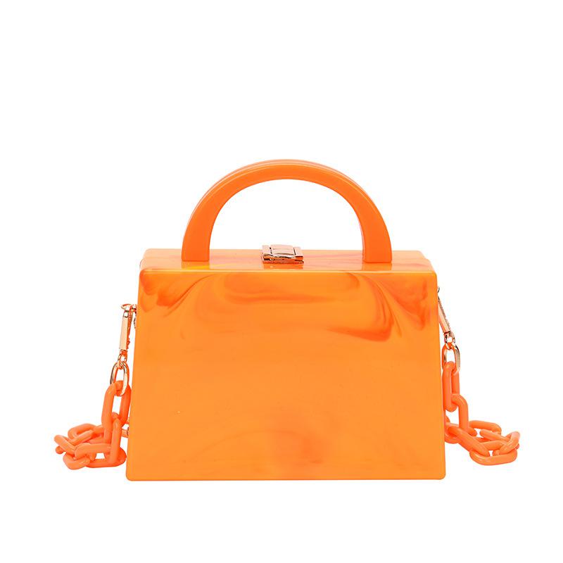 Acrylic Chain Evening Clutch