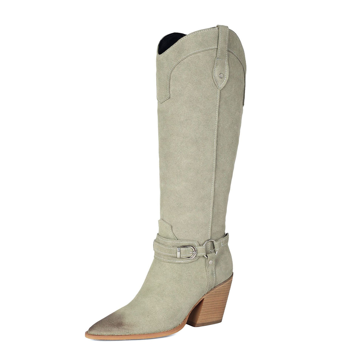 High Heel Thick Sole Western Boots