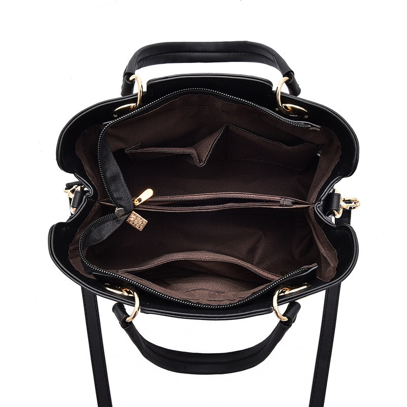 Vintage Top-Handle Leather Tote