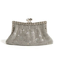 Rhinestone Beaded Chain Evening Purse